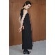 CLANE / ����� BACK SLASH COCOON ONEPIECE