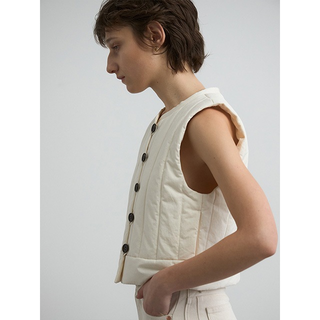 CREDONA / ����ɥ� COTTON PADDED VEST JACKET