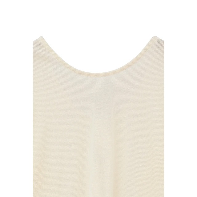 MANOF / ޥΥ TULLE FLOCKED STRIPE TOPS