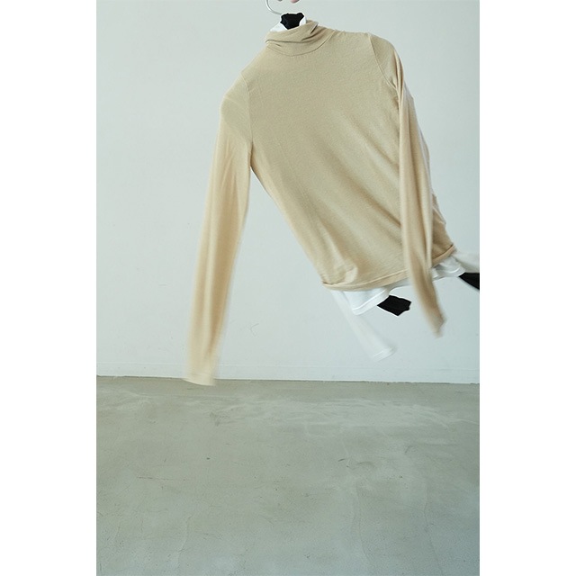 クラネ CLANE COMFORTABLE TURTLE TOPS （SAND BEIGE） ⚠️お値下げしました CLANE COMFORTABLE TURTLE TOPS COMFORTABLE