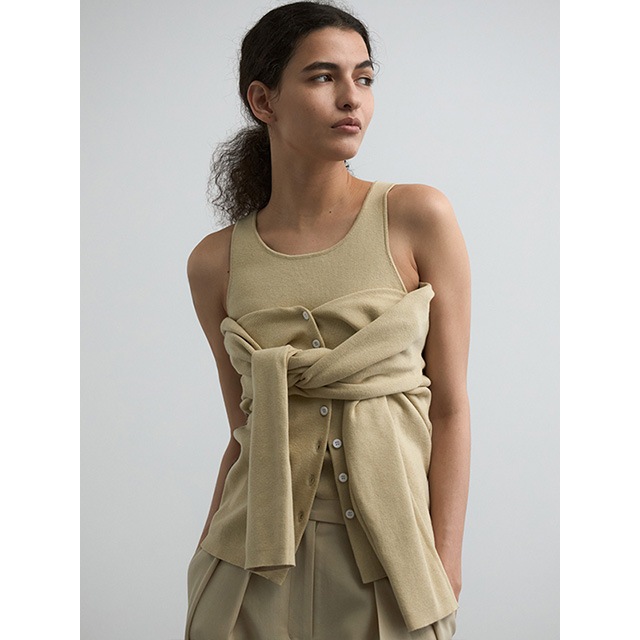 CREDONA / ɥ COTTON SILK MULTI KNIT TOPS