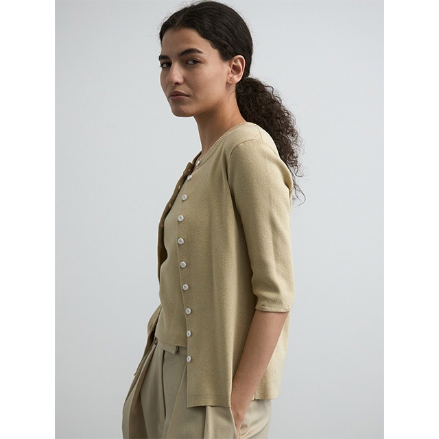 CREDONA / ɥ COTTON SILK MULTI KNIT TOPS