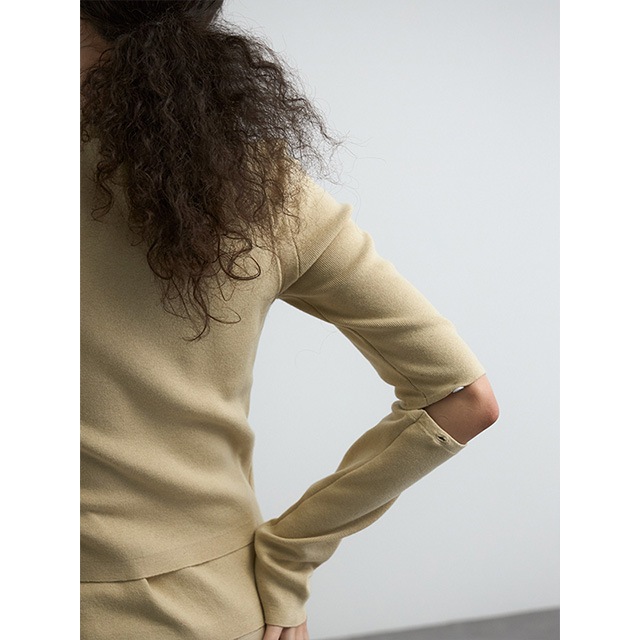 CREDONA / ɥ COTTON SILK MULTI KNIT TOPS