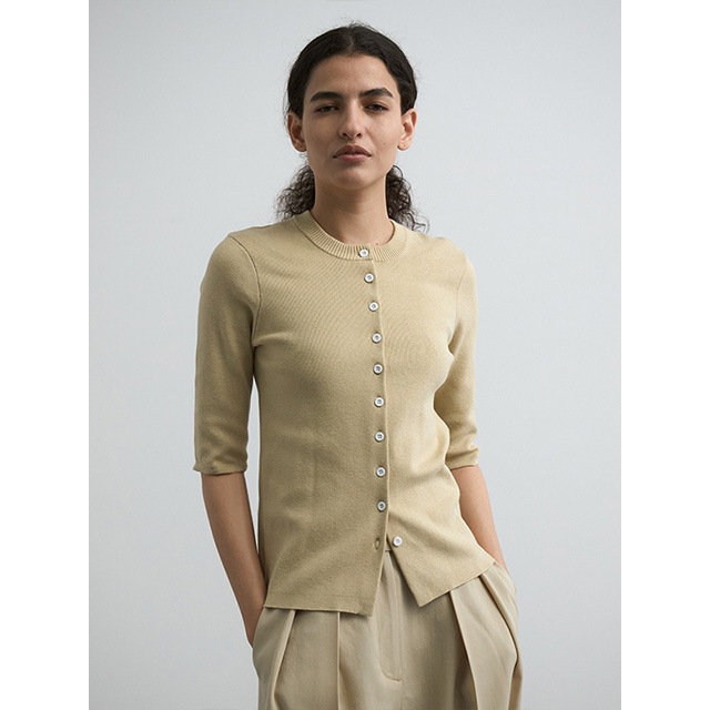 CREDONA / ɥ COTTON SILK MULTI KNIT TOPS