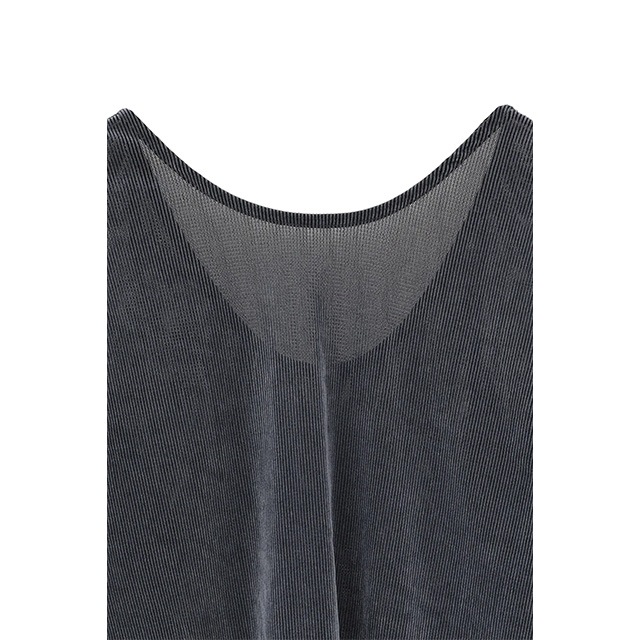 MANOF / ޥΥ TULLE FLOCKED STRIPE TOPS