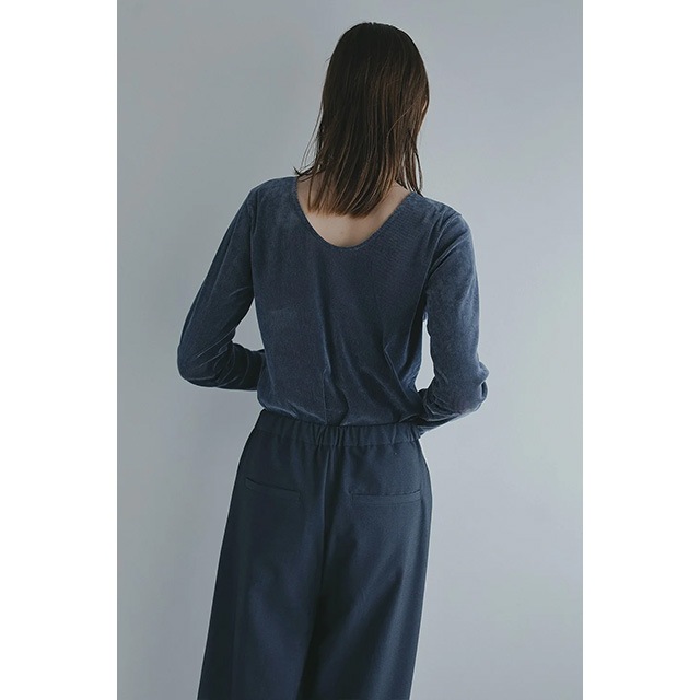 MANOF / ޥΥ TULLE FLOCKED STRIPE TOPS