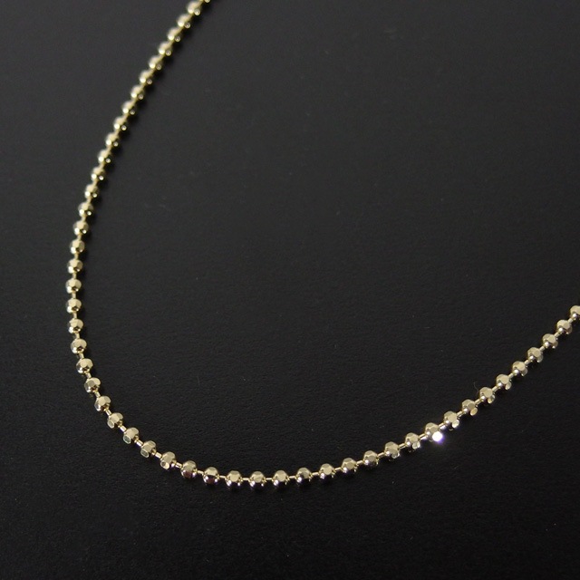 ����ѥ������֥����� K18Yellow Gold 2.0 Cut Ball Chain