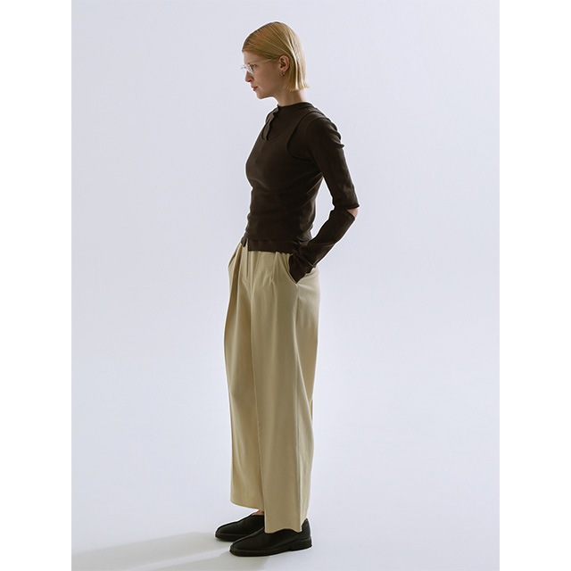 CREDONA / ɥ COTTON SILK MULTI KNIT TOPS