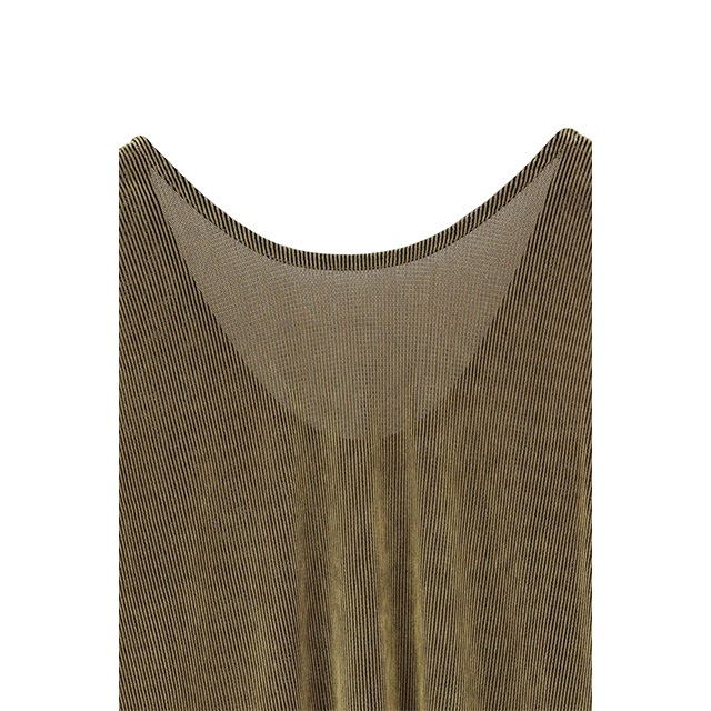 MANOF / �ޥΥ� TULLE FLOCKED STRIPE TOPS