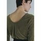 MANOF / �ޥΥ� TULLE FLOCKED STRIPE TOPS