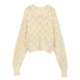 MANOF / ޥΥ CROCHET ZIP KNIT TOPS