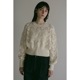 MANOF / ޥΥ CROCHET ZIP KNIT TOPS
