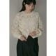 MANOF / ޥΥ CROCHET ZIP KNIT TOPS