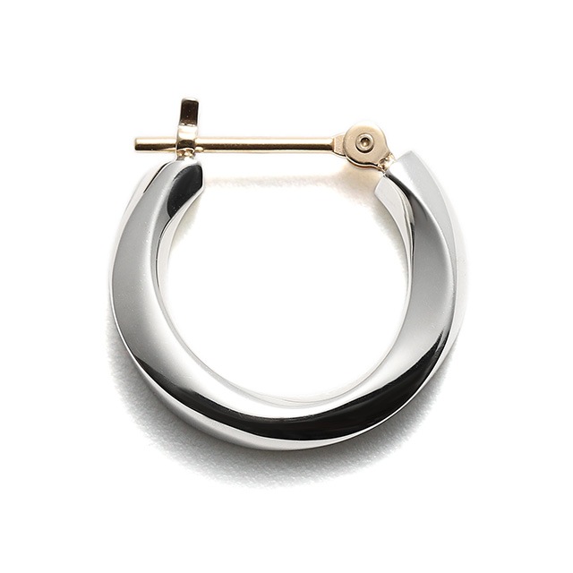 ѥ֥ Narrow Twist Hoop Pierce Silver