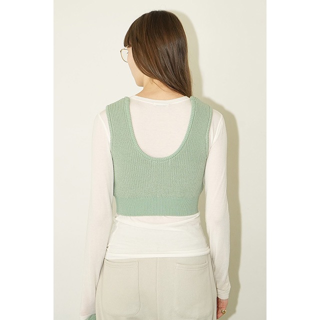 CLANE / ����� BUSTIER SET KNIT CARDIGAN