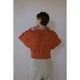 MANOF / ޥΥ CROCHET ZIP KNIT TOPS