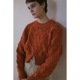 MANOF / ޥΥ CROCHET ZIP KNIT TOPS