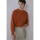 MANOF / ޥΥ CROCHET ZIP KNIT TOPS