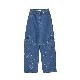 NOUNLESS / �ʥ���쥹 DENIM DISCHARGE PRINTHING CARGO PANTS