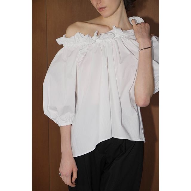 CLANE / クラネ 2WAY PUFF NECK TOPS｜アーストライブ