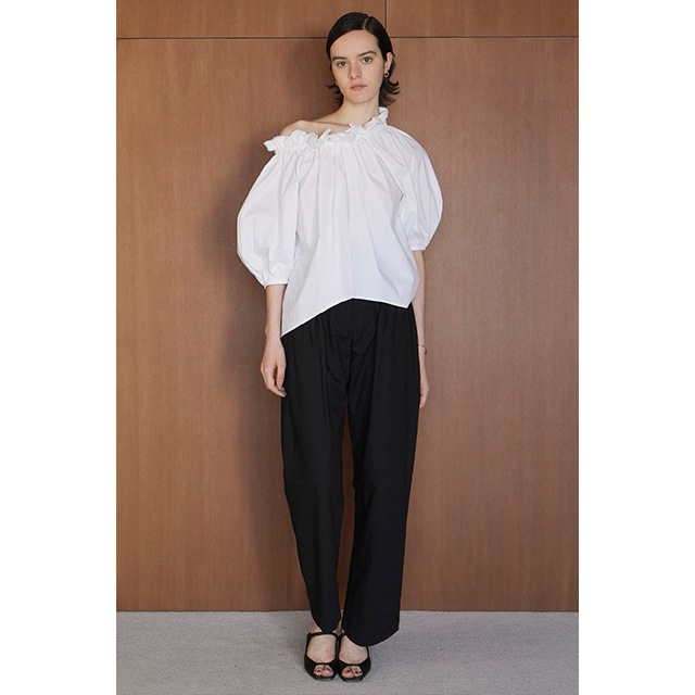 CLANE /  2WAY PUFF NECK TOPS