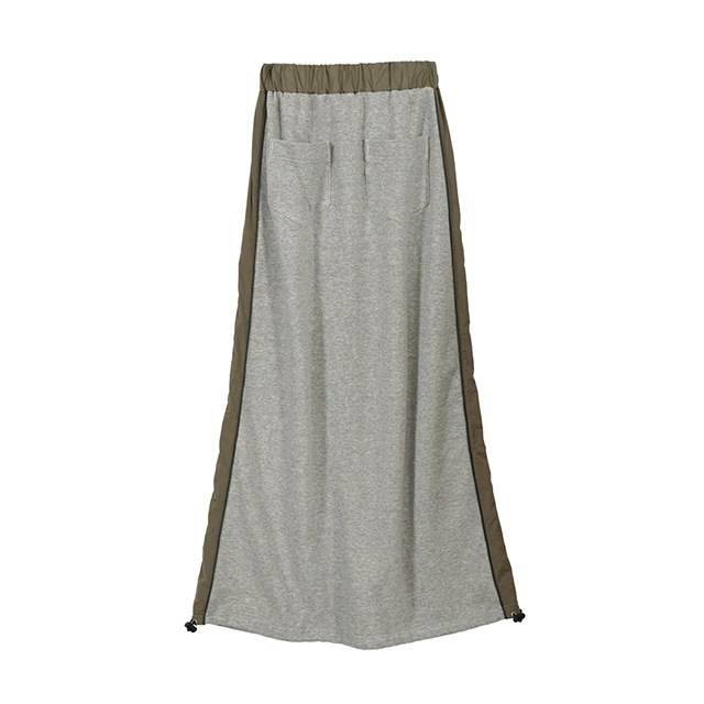 NOUNLESS / �ʥ���쥹 SWEAT DOCKING LINE SKIRT