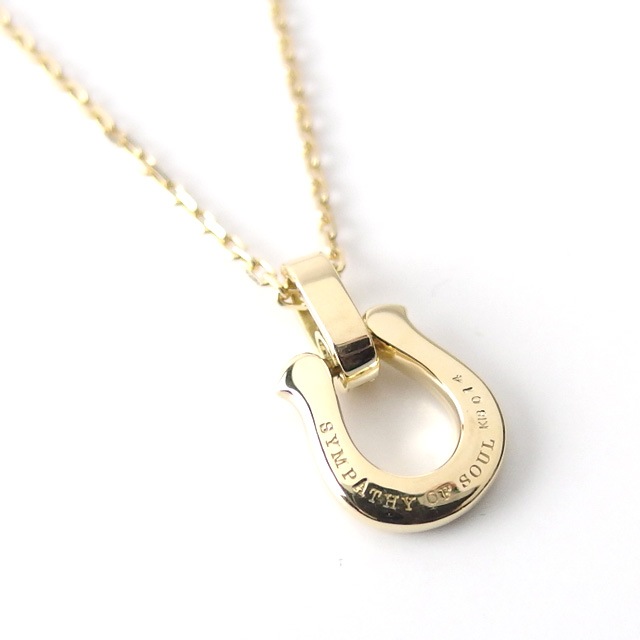 ����ѥ������֥�����Horseshoe Amulet Necklace ��ǰ��ǥ� - K18��������������� w/Dia