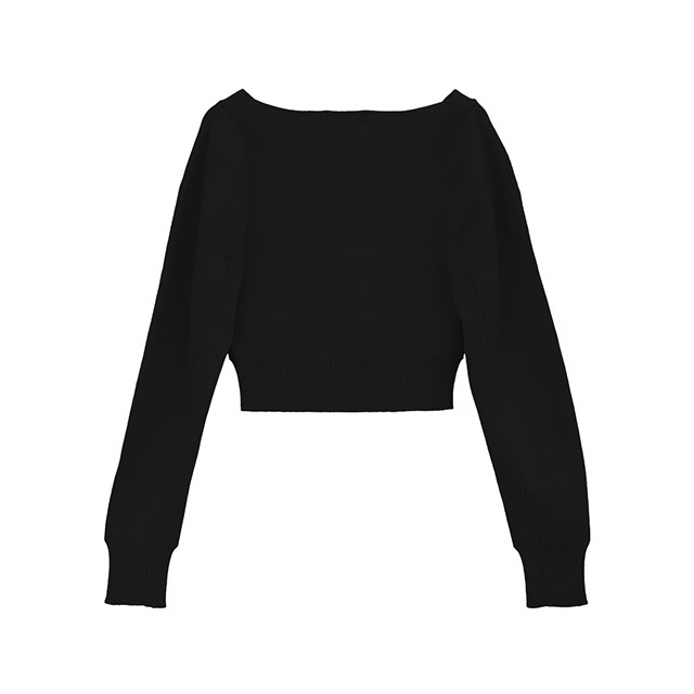 CLANE / ����� V NECK SHORT KNIT TOPS