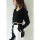 CLANE / ����� V NECK SHORT KNIT TOPS