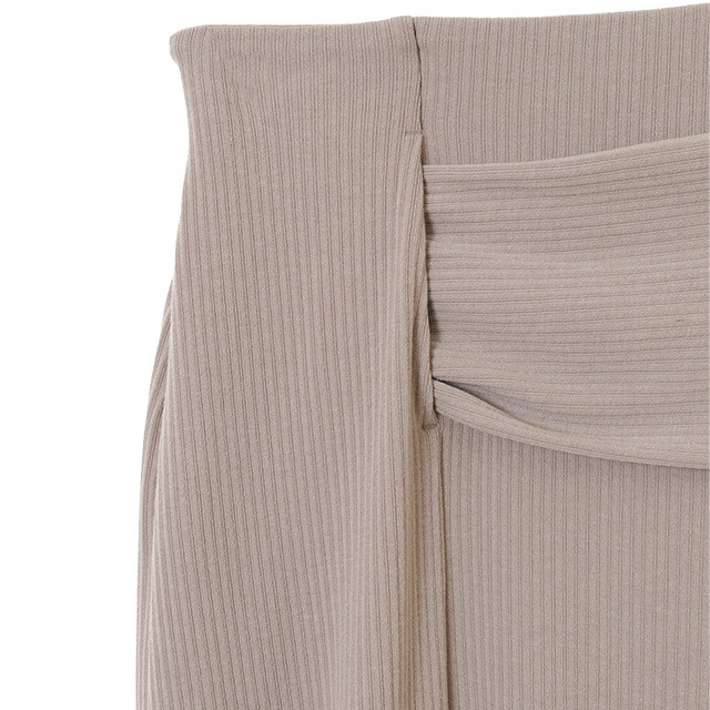 CLANE / �����  WAIST BELT RIB SKIRT