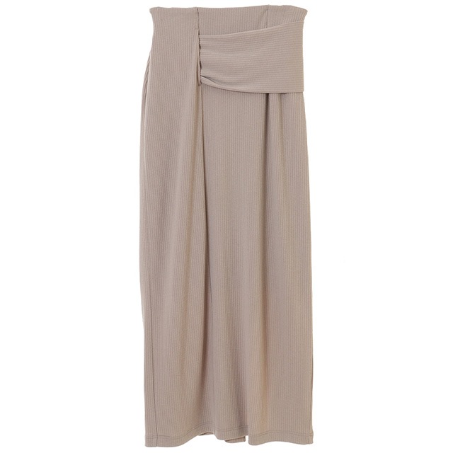 CLANE / �����  WAIST BELT RIB SKIRT