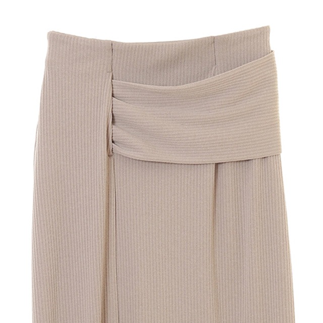 CLANE / �����  WAIST BELT RIB SKIRT