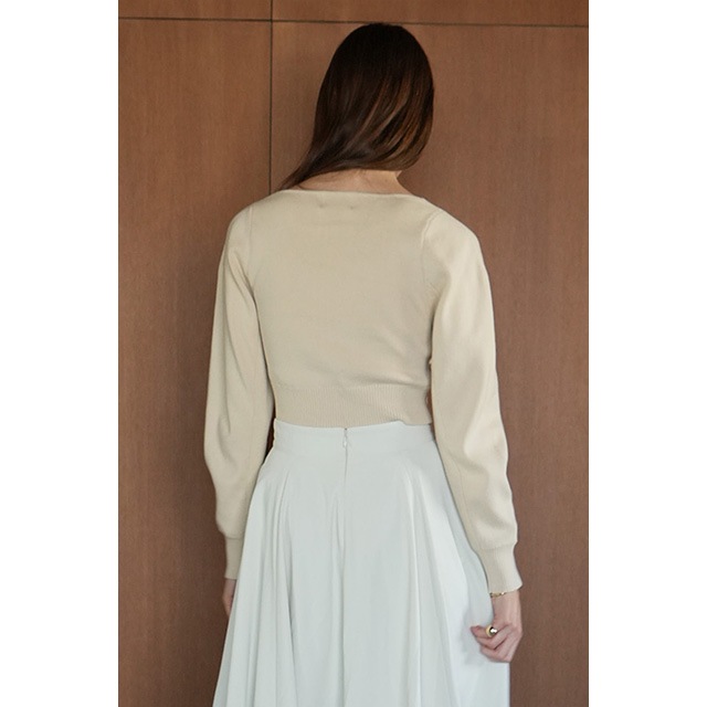 CLANE / ����� V NECK SHORT KNIT TOPS