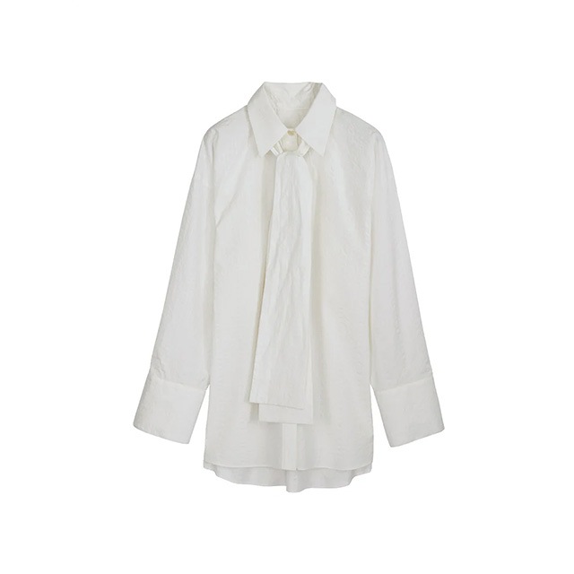 NOUNLESS / �ʥ���쥹 STRIPE RIBBON TIE SHIRTS