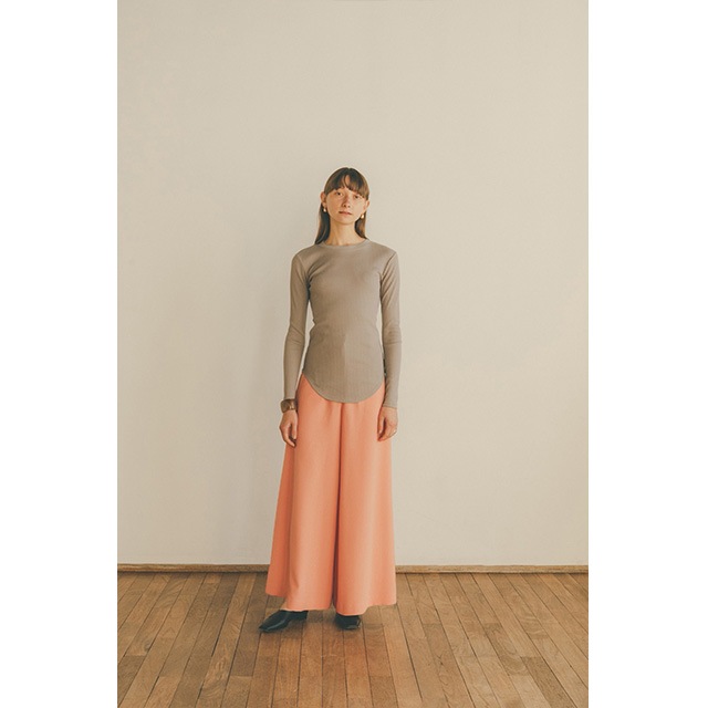 CLANE / ����� BACK OPEN RIB TOPS