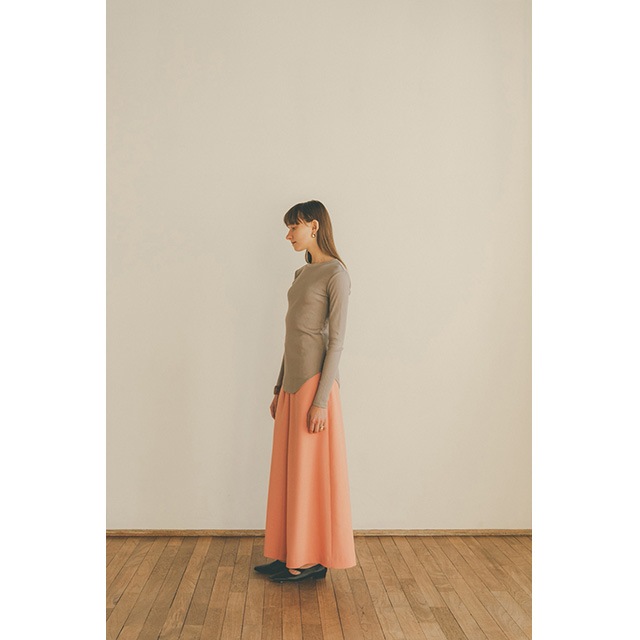 CLANE / ����� BACK OPEN RIB TOPS