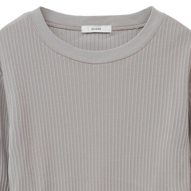 CLANE / ����� BACK OPEN RIB TOPS