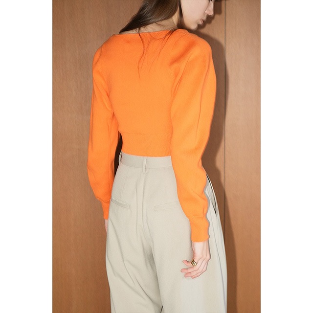 CLANE / ����� V NECK SHORT KNIT TOPS