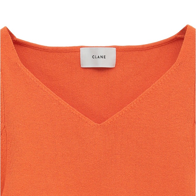 CLANE / ����� V NECK SHORT KNIT TOPS