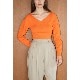 CLANE / ����� V NECK SHORT KNIT TOPS