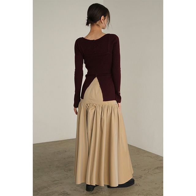 CLANE / ����� VOLUME GATHER SKIRT