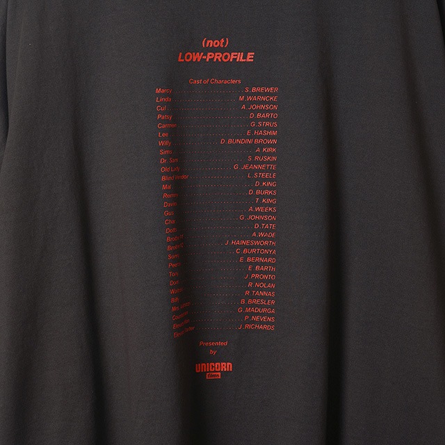 Name. / SILKETE COTTON PRINT TEE 