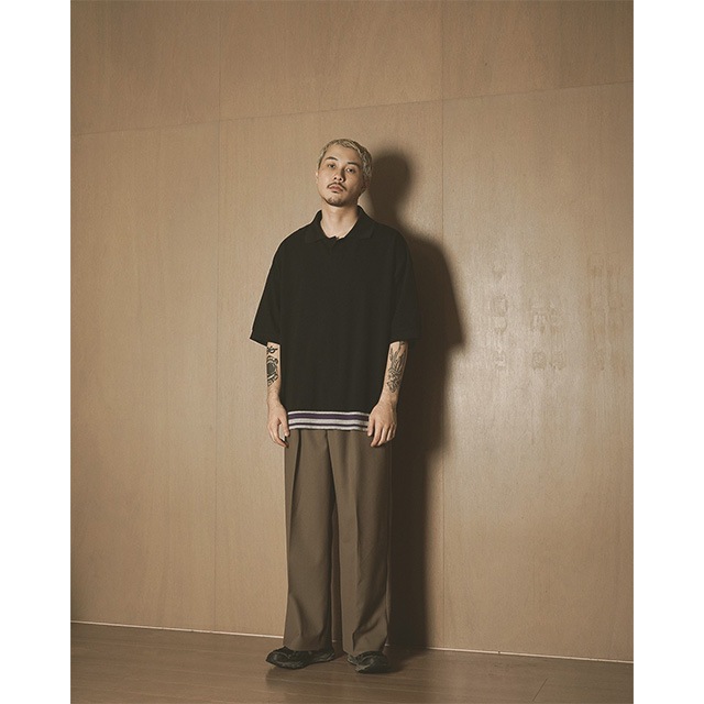 Name. / INDIAN COTTON KANOKO BIG POLO SHIRT