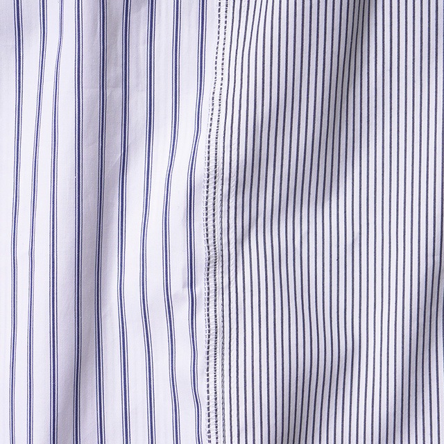 Name. / ASYMMETRIC STRIPE SHIRT