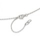 ����ѥ������֥����� Ridge Horseshoe Necklace - Silver w/CZ