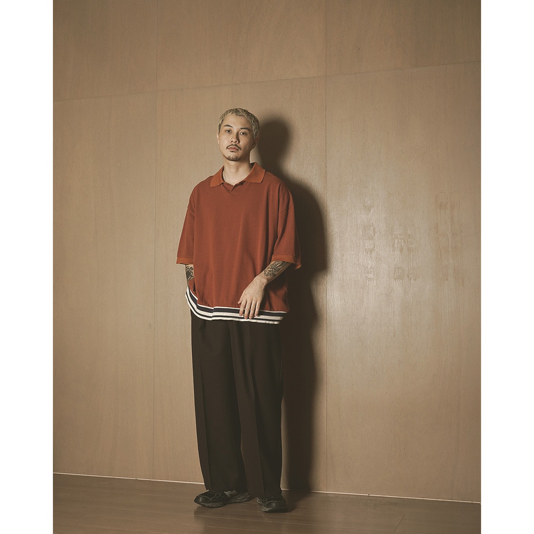 Name. / VINTAGE WOOL ONE TUCK WIDE 35SLACKS