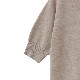 CLANE / ����� BACK OPEN HALF SLEEVE COMPACT KNIT TOPS