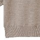 CLANE / ����� BACK OPEN HALF SLEEVE COMPACT KNIT TOPS
