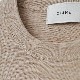 CLANE / ����� BACK OPEN HALF SLEEVE COMPACT KNIT TOPS