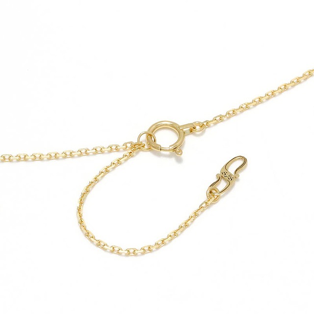 ����ѥ������֥����� Ridge Horseshoe Necklace K18YG w/Diamond
